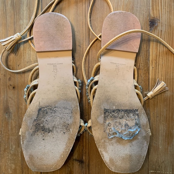 Anthropologie Puka Ankle-Tie Sandals - Picture 9 of 9